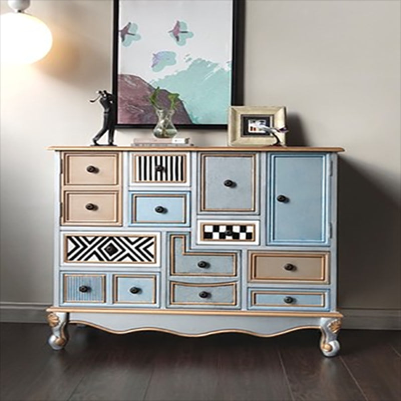 Coastal Storage Chest Manufactured Wood Dresser for Bedroom , 39.78" X 15.6" X 35.88"