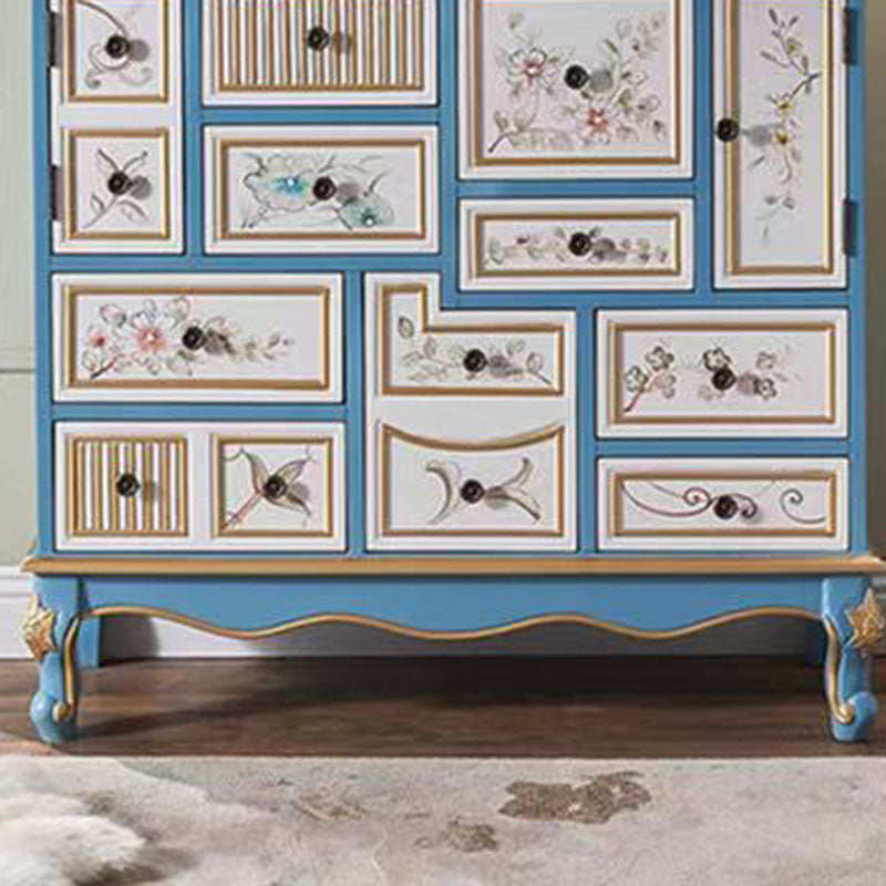 Coastal Storage Chest Manufactured Wood Dresser for Bedroom , 39.78" X 15.6" X 35.88"