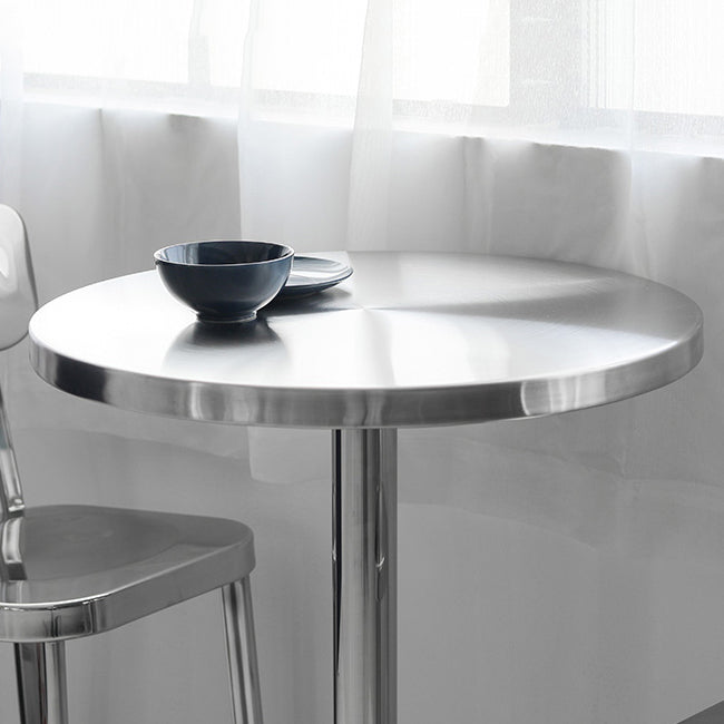 Industrial Style Pub Table Bar Height Metal Bar Table for Indoor