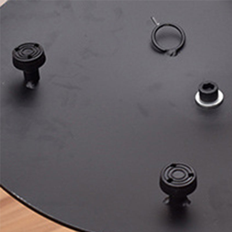 Modern Pub Table Round Bar Height Solid Wood Bar Table for Indoor