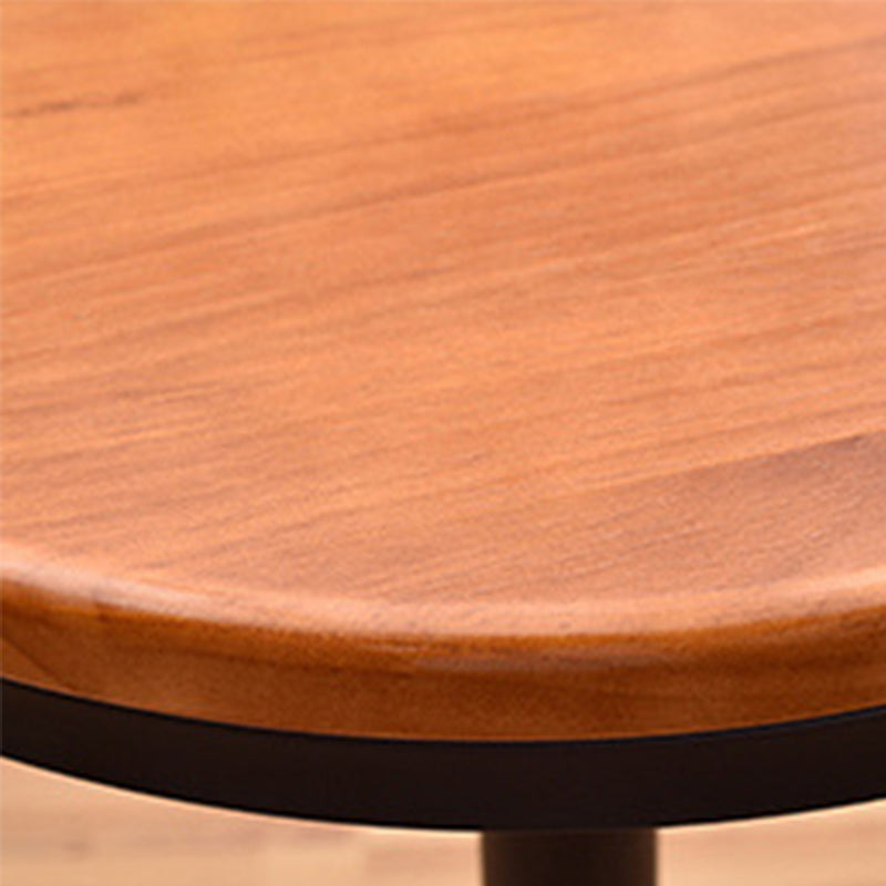 Modern Pub Table Round Bar Height Solid Wood Bar Table for Indoor