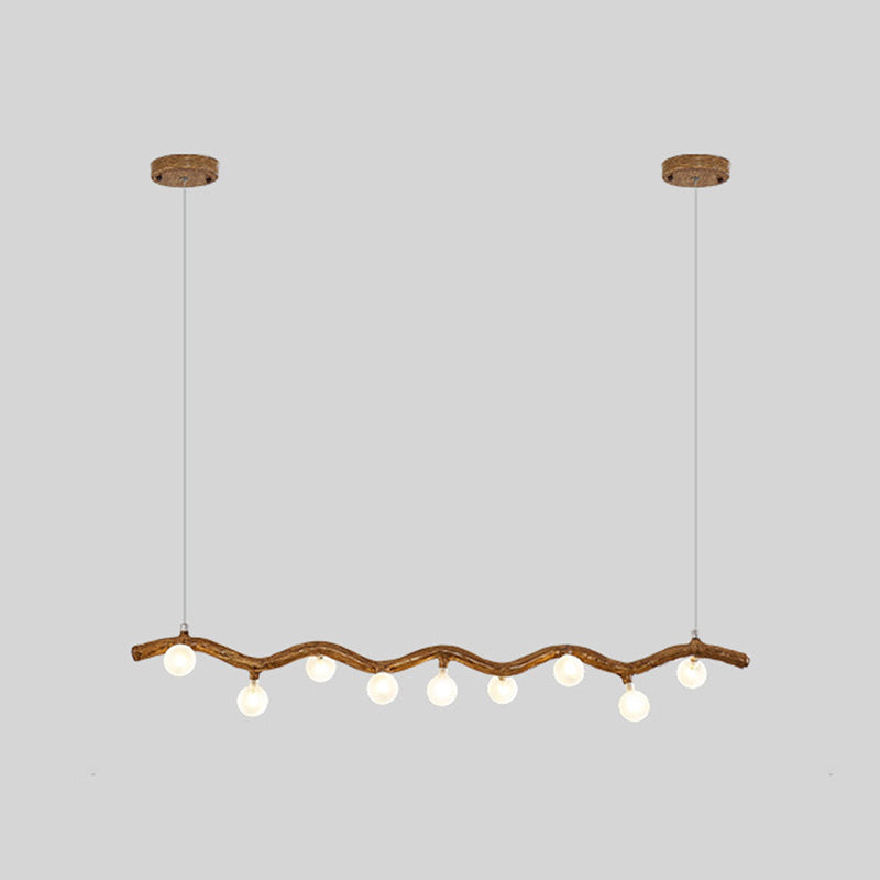 Modern Style Hanging Island Light Creative Hanging Lighting Fixture for Dining Room