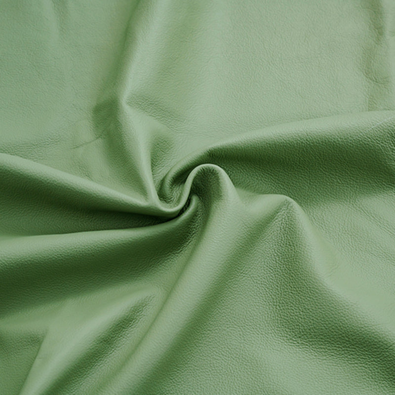 Creative Round Footstool Ottoman Patchwork Color Block Leather Ottoman