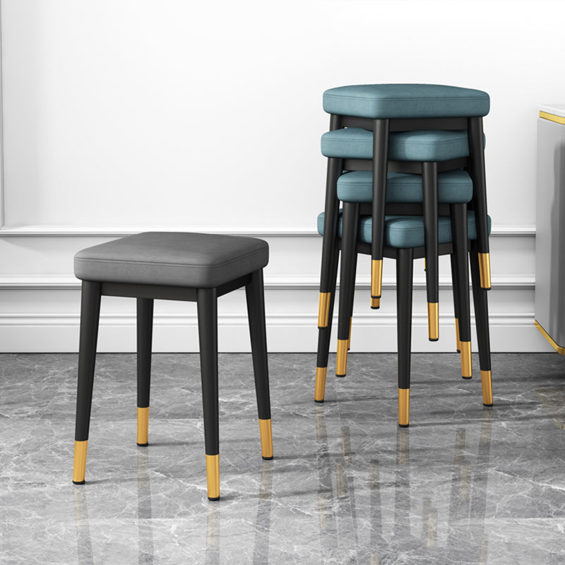 Cotton Blend Square Ottoman Whole Colored Fade Resistant Glam Cube Ottoman