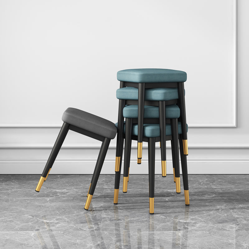 Cotton Blend Square Ottoman Whole Colored Fade Resistant Glam Cube Ottoman