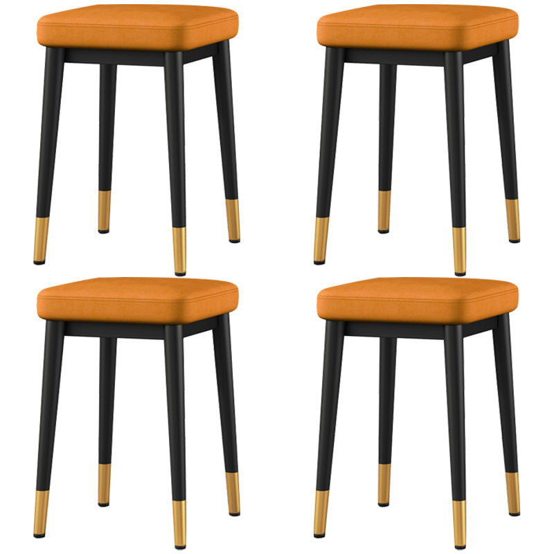 Cotton Blend Square Ottoman Whole Colored Fade Resistant Glam Cube Ottoman