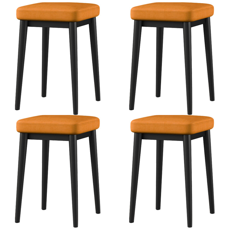 Cotton Blend Square Ottoman Whole Colored Fade Resistant Glam Cube Ottoman