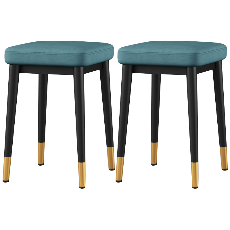 Cotton Blend Square Ottoman Whole Colored Fade Resistant Glam Cube Ottoman