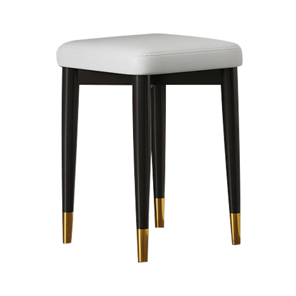 Contemporary Tear Resistant Ottaman Square Orange Velvet Standard