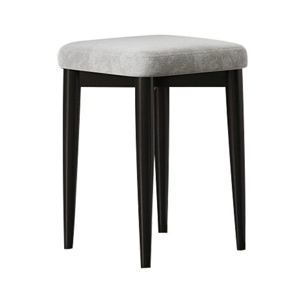 Contemporary Tear Resistant Ottaman Square Orange Velvet Standard