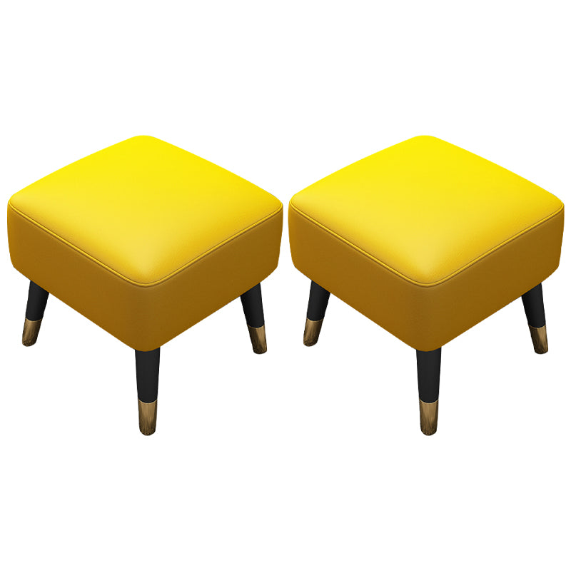 Modern Tear Resistant Standard Solid Color Leather Indoor Standard