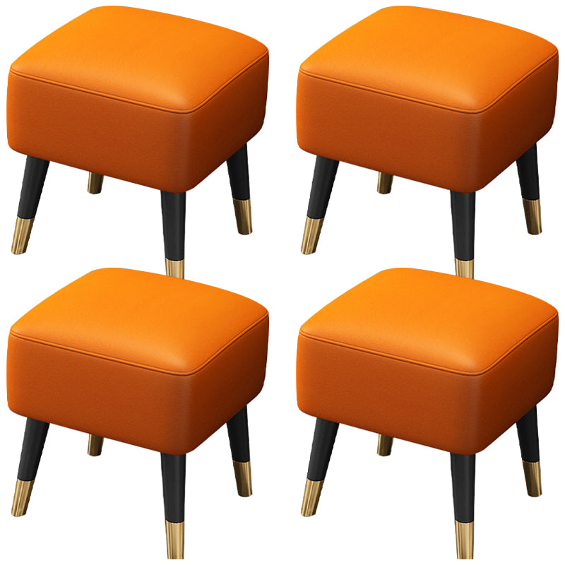 Modern Tear Resistant Standard Solid Color Leather Indoor Standard