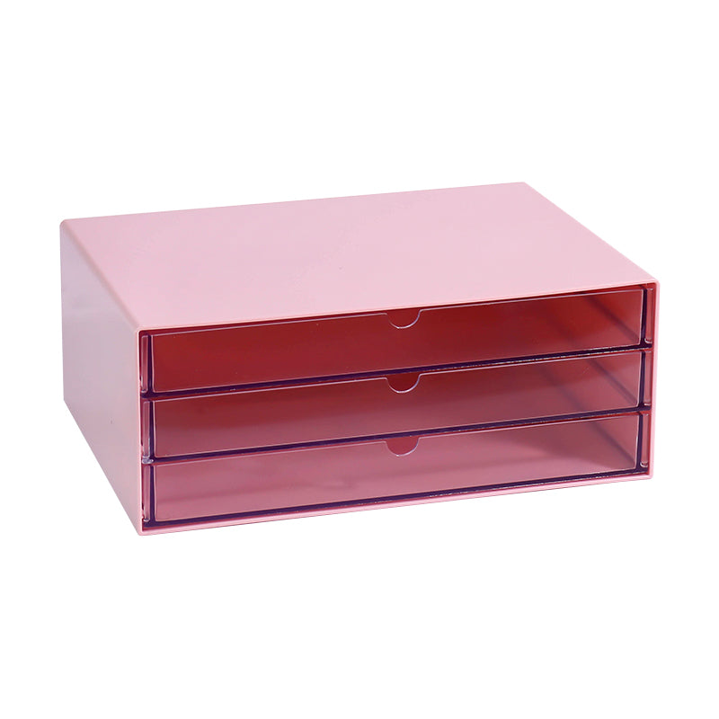 Modern Cabinet Acrylic with 3 Drawers File Cabinet for Home or Office