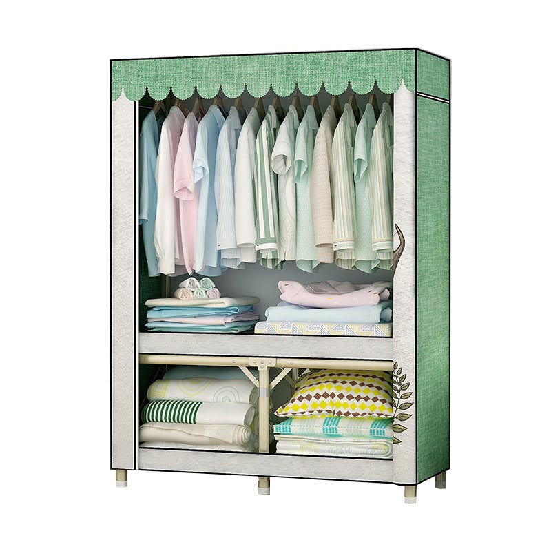 Contemporary Style Wardrobe Steel Bedroom Wardrobe Closet with Door