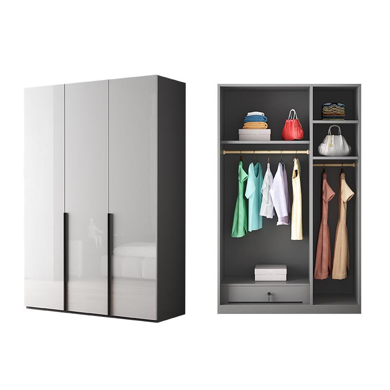 Modern Wooden Wardrobe Soft Close Drawer Wardrobe Closet for Bedroom