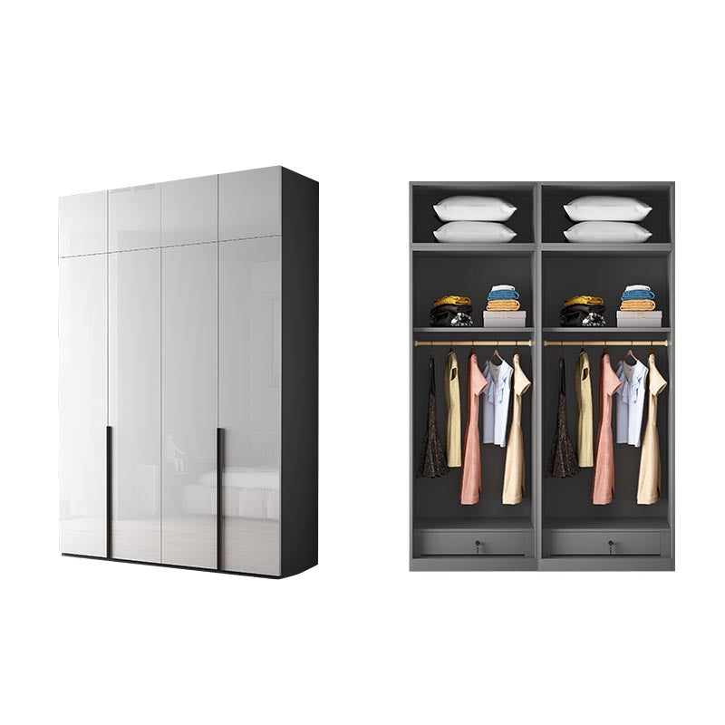 Modern Wooden Wardrobe Soft Close Drawer Wardrobe Closet for Bedroom