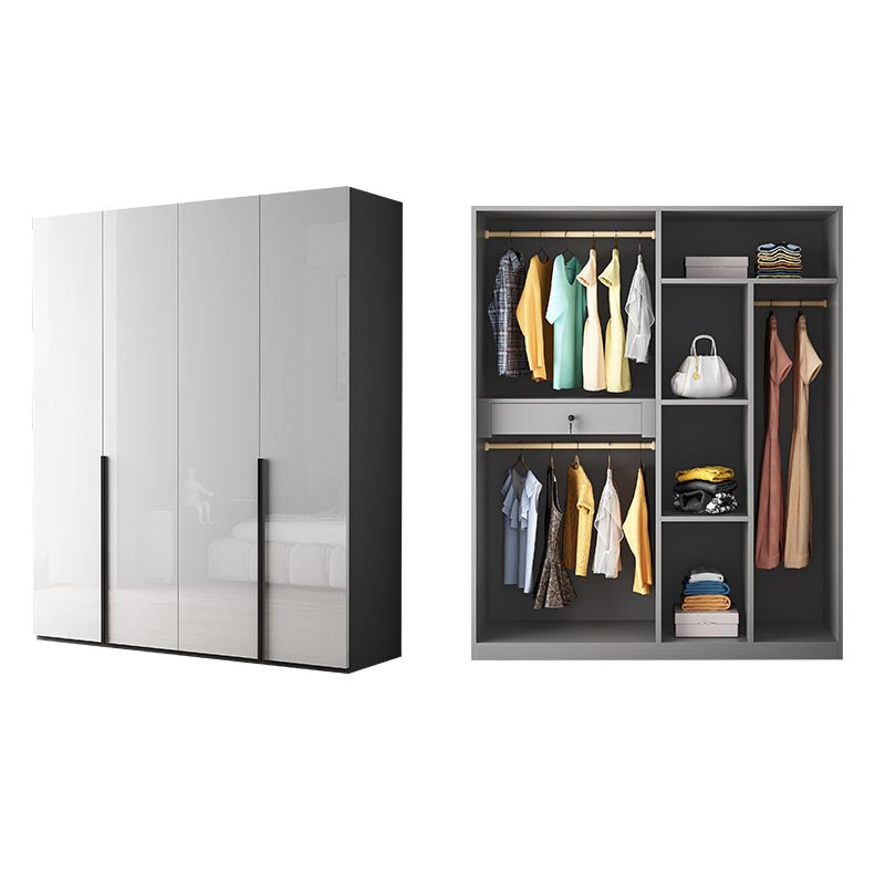 Modern Wooden Wardrobe Soft Close Drawer Wardrobe Closet for Bedroom