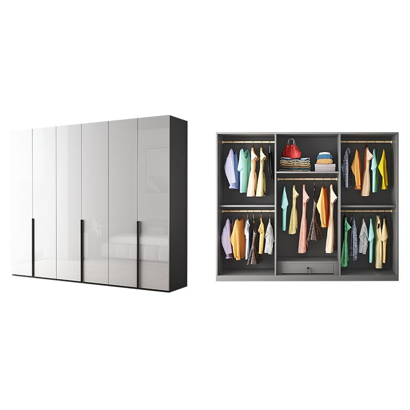 Modern Wooden Wardrobe Soft Close Drawer Wardrobe Closet for Bedroom