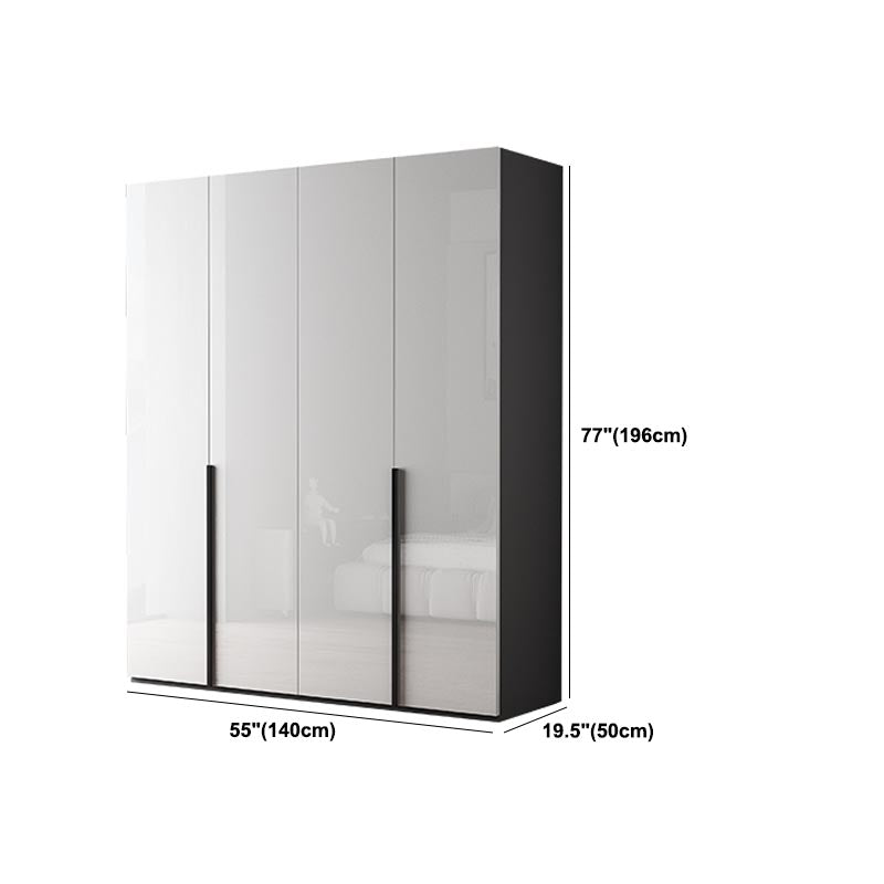 Modern Wooden Wardrobe Soft Close Drawer Wardrobe Closet for Bedroom