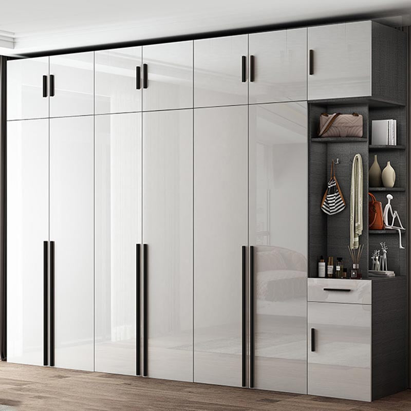 Modern Style Wooden Wardrobe White Colour Wardrobe Closet for Bedroom
