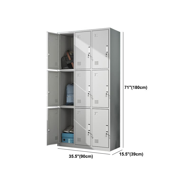 Contemporary Hinged Wardrobe Cabinet Steel Wardrobe Armoire for Home