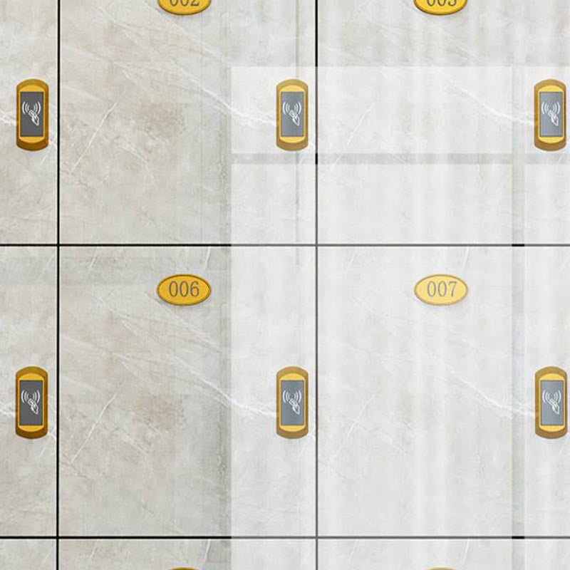 Modern Mirrored Finish Non-Hanging Armoire Manufactured Wood Storage Cabinet