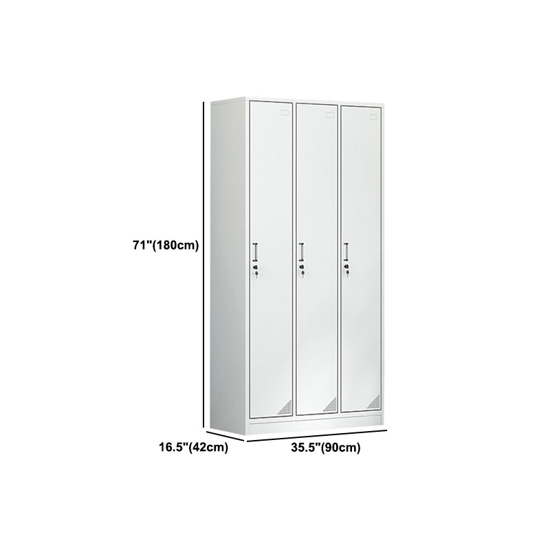 Modern Style Metal Wardrobe White Colour Wardrobe Closet for Home