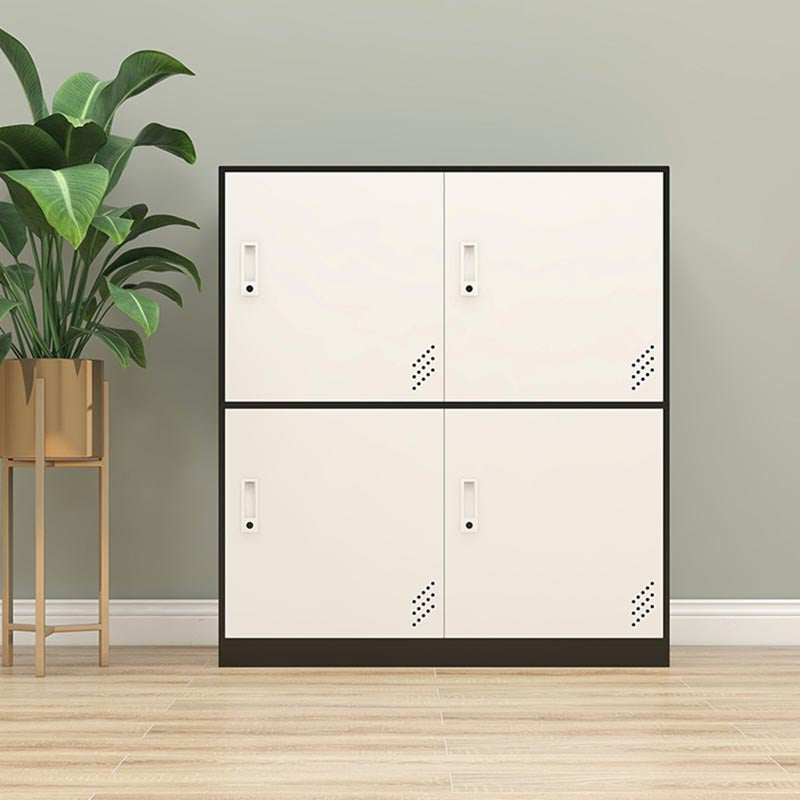 Metal Matte Finish Non-Hanging Cabinet Modern Storage Cabinet with Hinged Doors