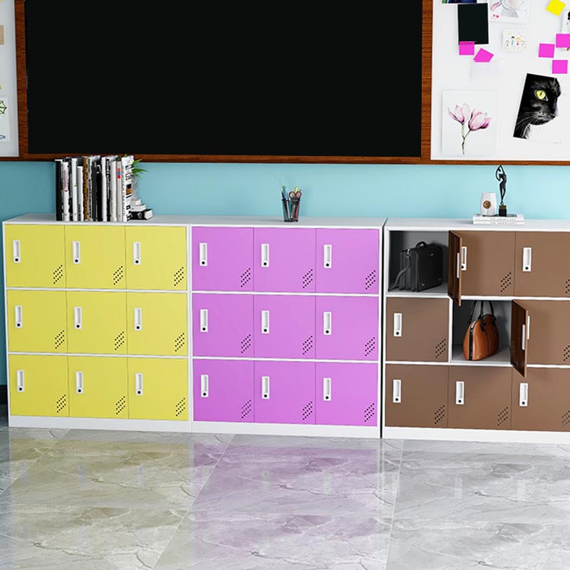 Metal Matte Finish Non-Hanging Cabinet Modern Storage Cabinet with Hinged Doors