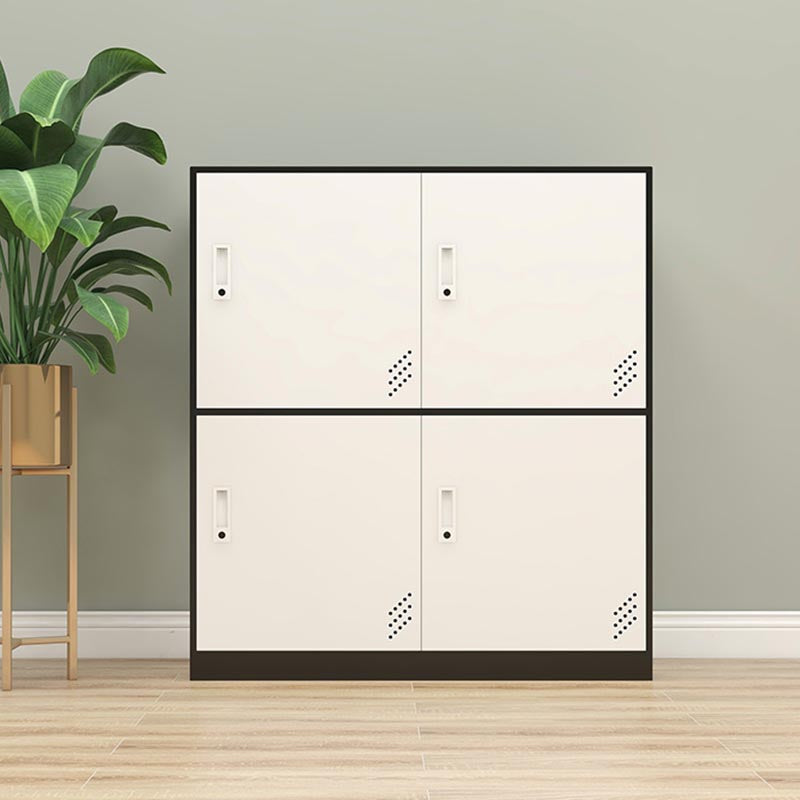 Metal Matte Finish Non-Hanging Cabinet Modern Storage Cabinet with Hinged Doors
