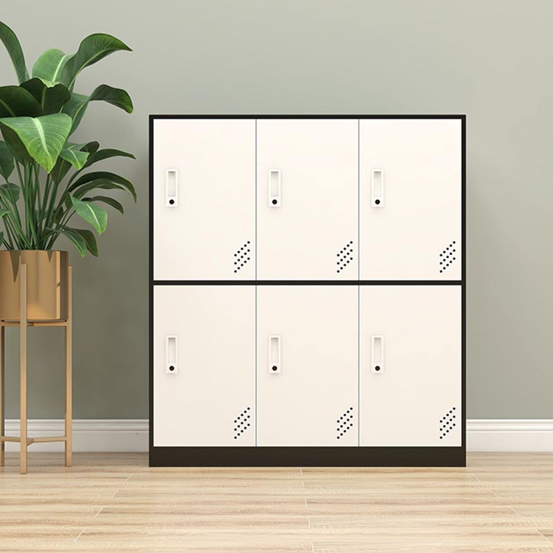 Metal Matte Finish Non-Hanging Cabinet Modern Storage Cabinet with Hinged Doors