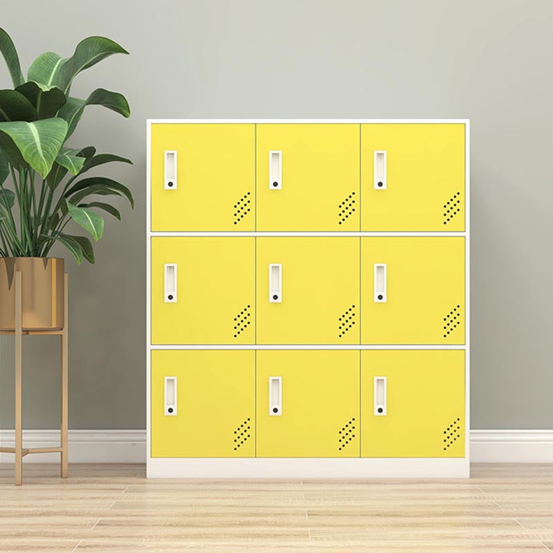 Metal Matte Finish Non-Hanging Cabinet Modern Storage Cabinet with Hinged Doors