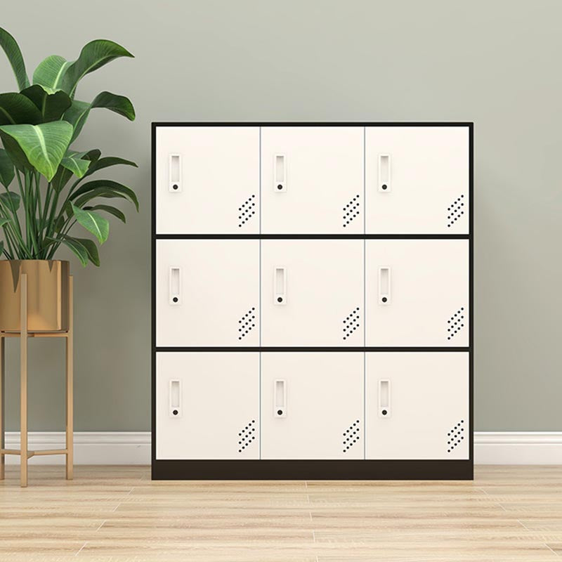 Metal Matte Finish Non-Hanging Cabinet Modern Storage Cabinet with Hinged Doors