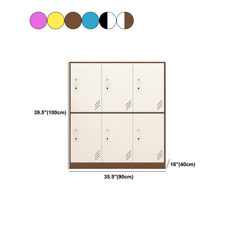 Metal Matte Finish Non-Hanging Cabinet Modern Storage Cabinet with Hinged Doors