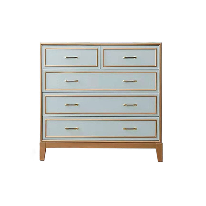 Glam Dresser Manufactured Wood Storage Chest Dresser with 5/7 Drawers