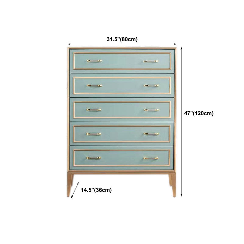 Glam Dresser Manufactured Wood Storage Chest Dresser with 5/7 Drawers