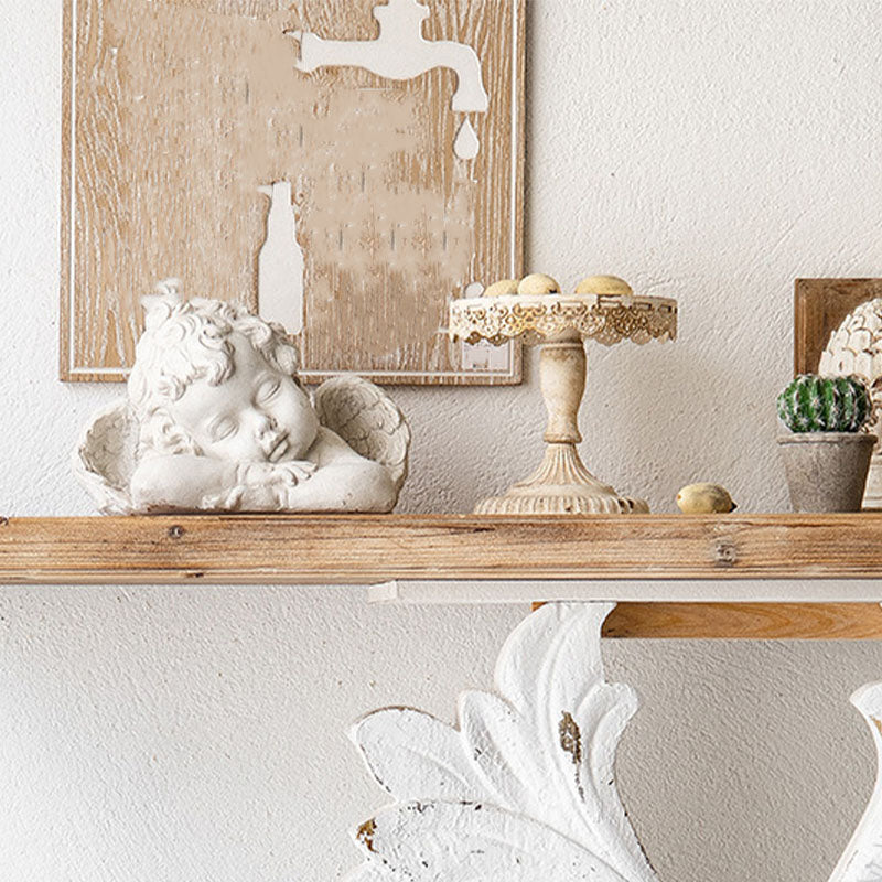 French Country Wooden Console Sofa Table Rectangle Console Accent Table for Hall