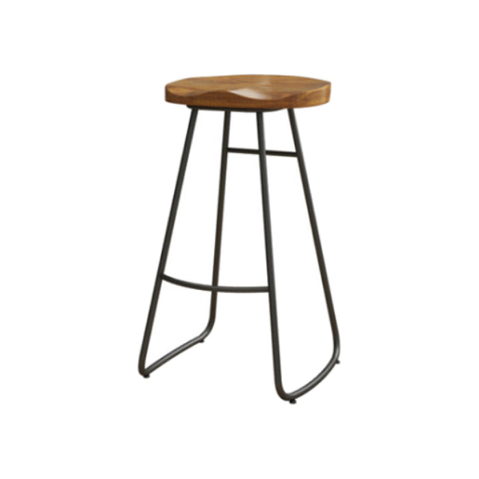 Modern 1/5 Pieces Bar Table Set Rectangle Pine Wood Counter Table with Stools for Balcony