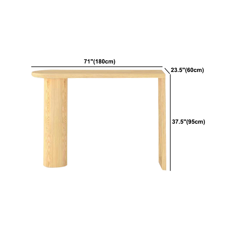 Industrial Irregular Pub Table Set 1/3 Pieces Wooden Counter Table Set