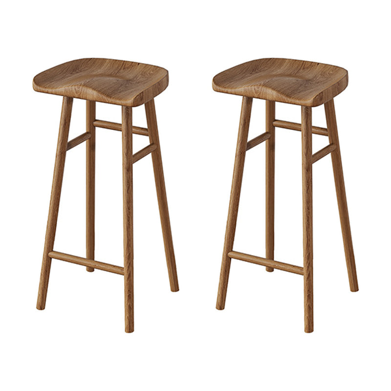 1/2/3 Pieces Industrial Rectangle Pub Table Set Wooden Counter Table with Backless Stools