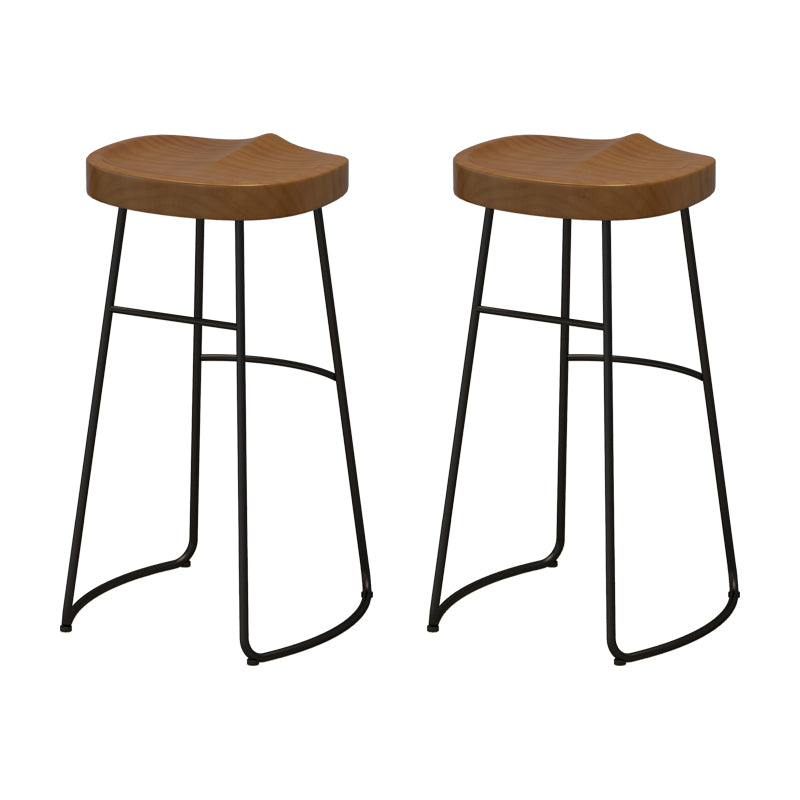 Modern Solid Wood Counter Height Set 1/2/4/7 Pieces Indoor Natural Counter Set