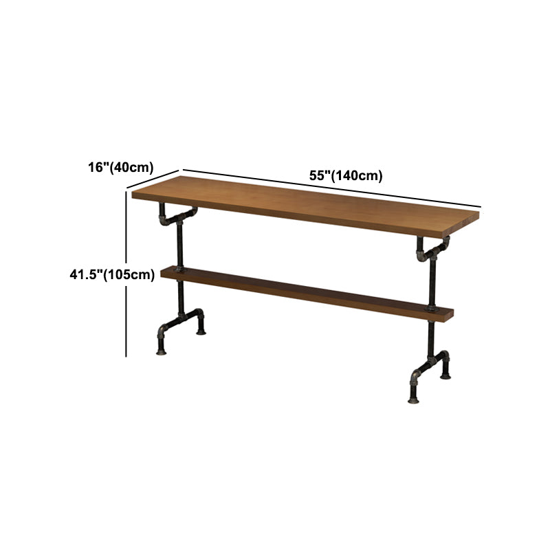 Modern Solid Wood Counter Height Set 1/2/4/7 Pieces Indoor Natural Counter Set
