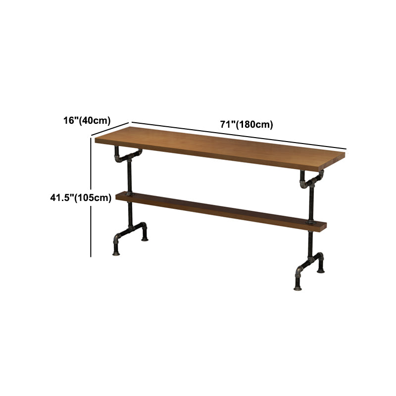 Modern Solid Wood Counter Height Set 1/2/4/7 Pieces Indoor Natural Counter Set
