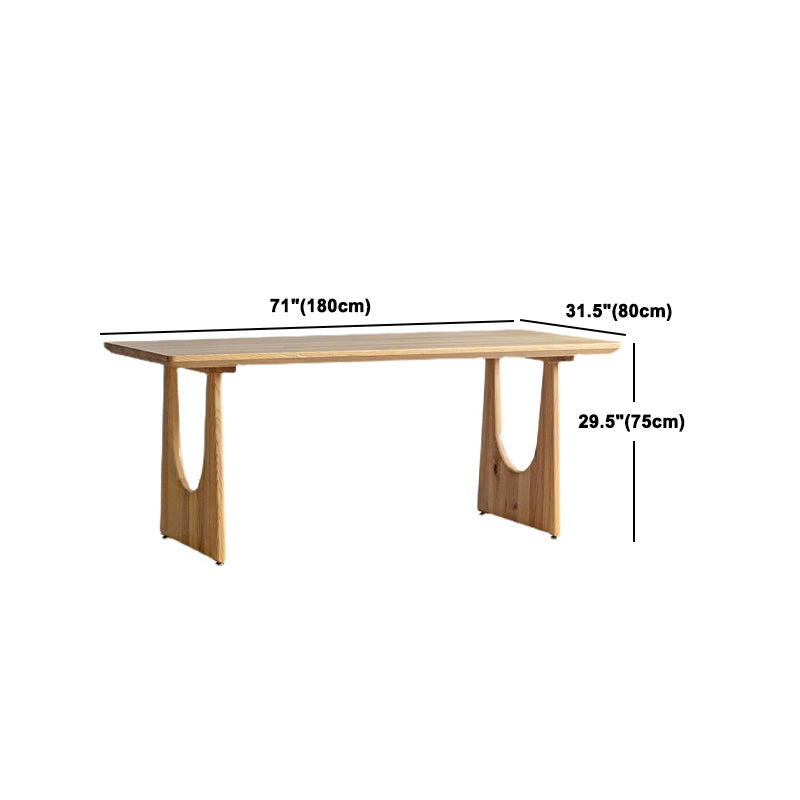 Industrial 1/2/4/5/6 Pieces Rectangle Dining Solid Wood Dining Room Table with Chairs