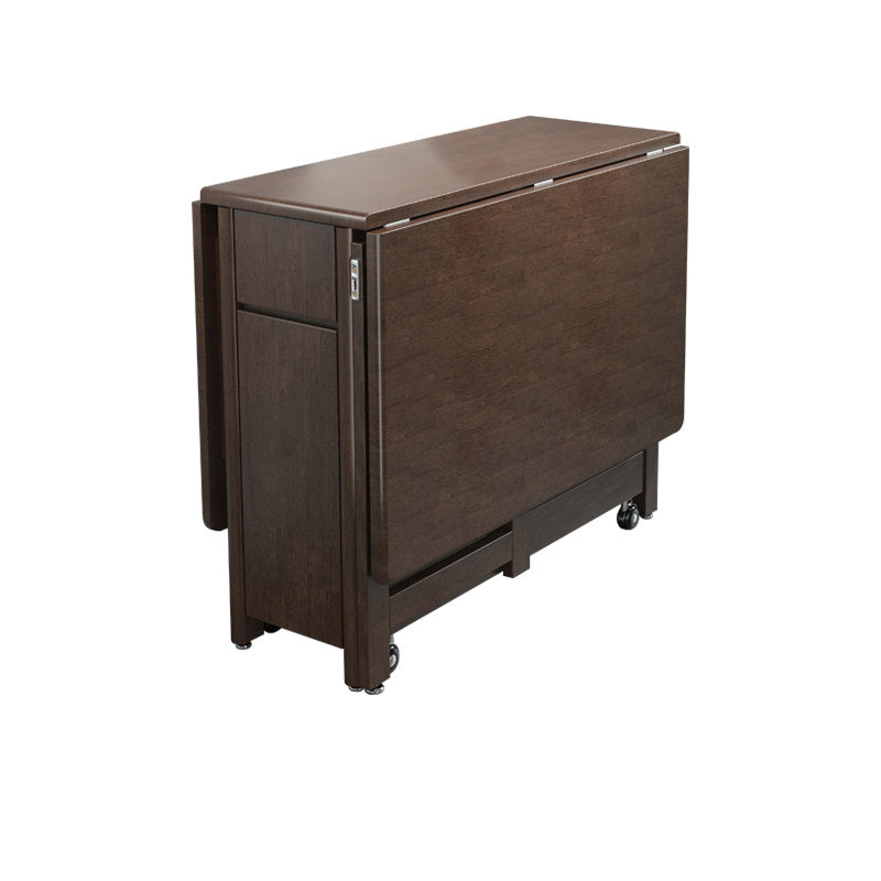 Modern Dining Set 1/2 Pcs Solid Wood Dining Table with Drop Leaf