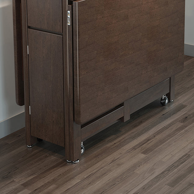 Modern Dining Set 1/2 Pcs Solid Wood Dining Table with Drop Leaf