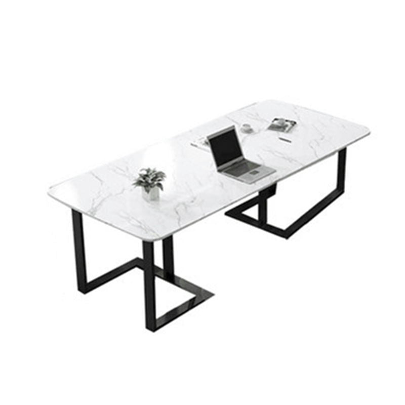 Contemporary Style Rectangle Table Set 1/2/7 Pieces Dining Set for Home