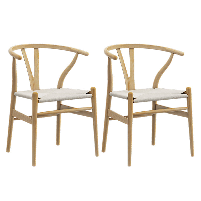 Modern 1/2 Pieces Rectangle Dining Set Solid Wood Dining Room Table with Chairs