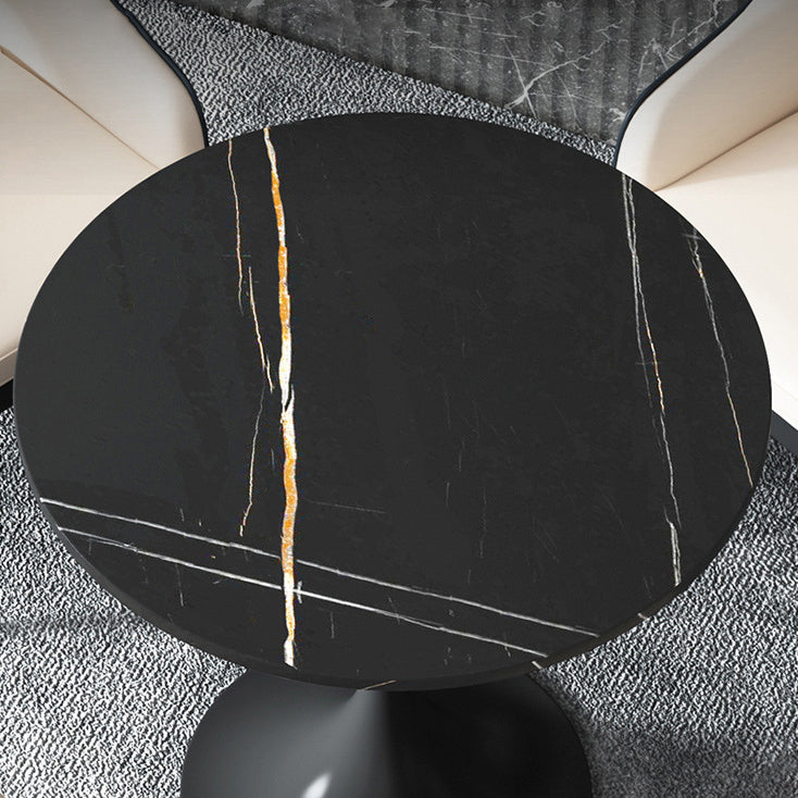 Modern Style Sintered Stone Dining Set Round 1/2/5 Pieces Dining Set for Home Use