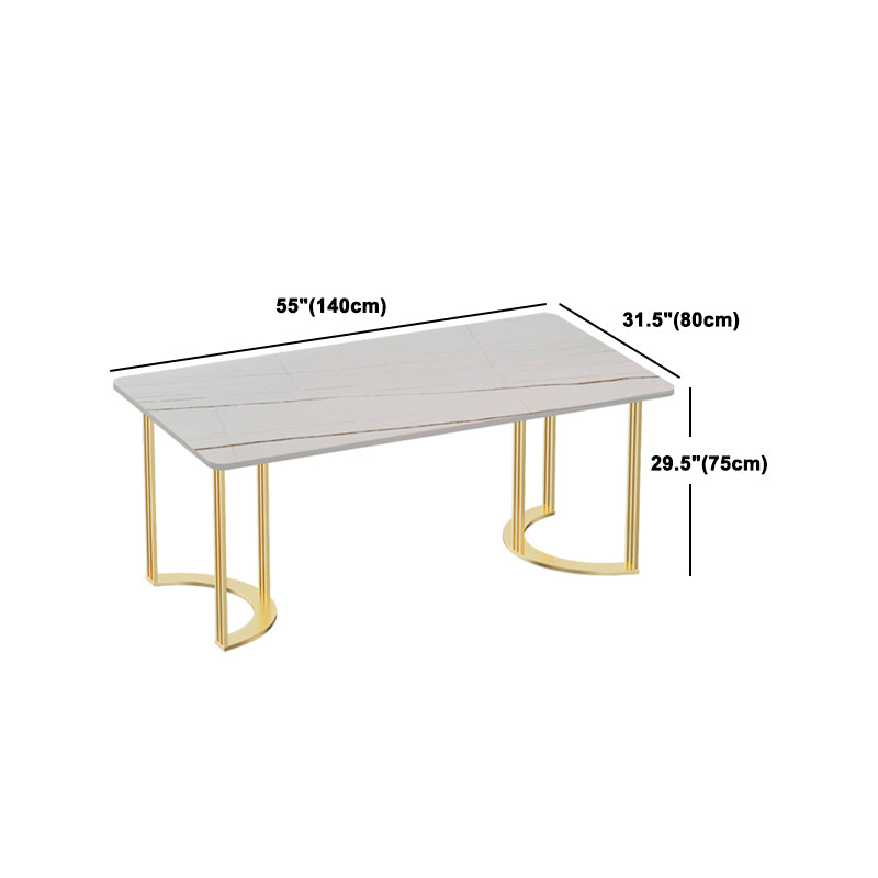 Stone Top Dining Set 1/2/5/6 Pcs Modern Dining Chairs with Upholstered